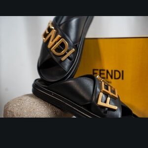 100% Authentic Fendi Slides 🩷